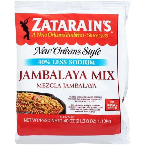 Zatarain's Reduced Sodium Jambalaya 40 oz., PK6