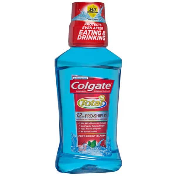 Total 12 Hour Pro-Shield Peppermint Blast Mouthwash 8.4 fl. oz., PK6