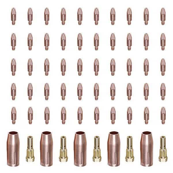 MIG Consumables, 0.045-Tip, Nozzle, Diffuser, Use For MTS-165/185/205, MIG-160/180/200, MIG-140GS.