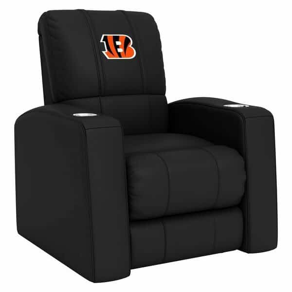 Home Theater Recliner with Cincinnati Bengals Primary Logo