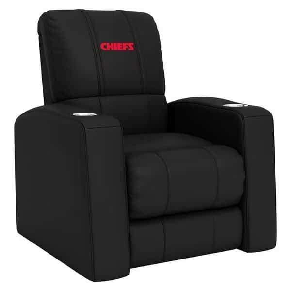 Home Theater Recliner with Kansas City Chiefs Secondary Logo