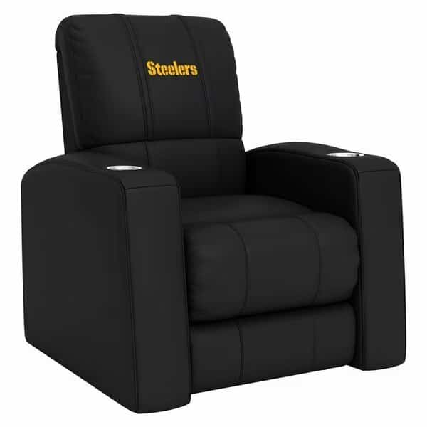 Home Theater Recliner with Pittsburgh Steelers Secondary Logo