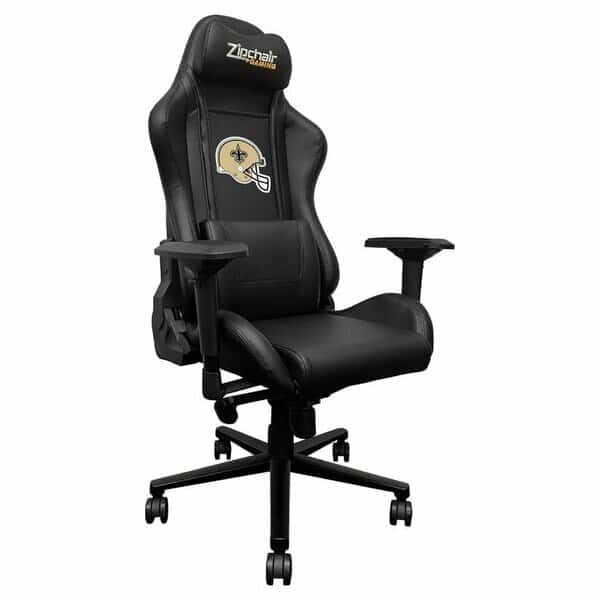 Xpression Pro Gaming Chair with New Orleans Saints Helmet Logo
