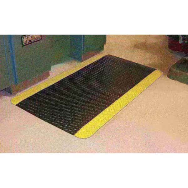3' X 5' Black W/Yellow Border Anti-Fatigue Mat