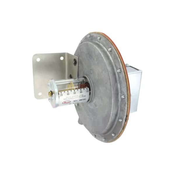 Floating contact null switch, range 3.0-12.0" w.c., adj. null span, .04 min. set, .20 max. Set.
