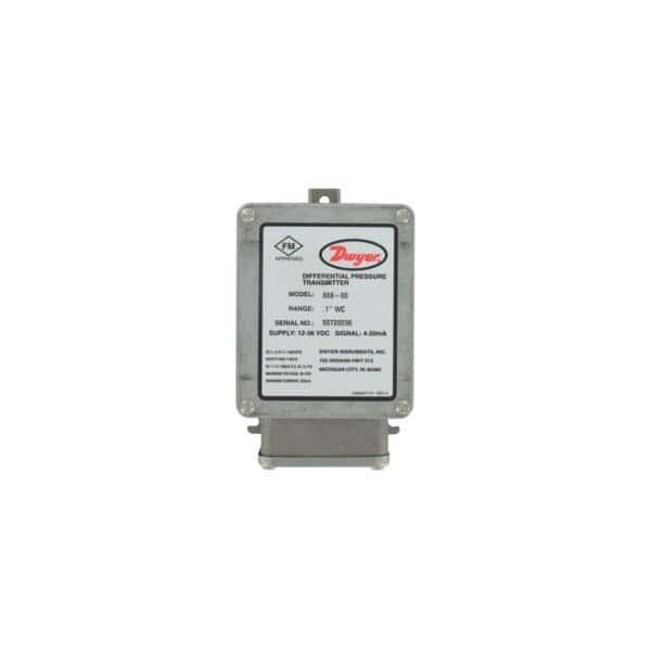 Differential pressure transmitter, range 0.25-0-0.25" w.c.