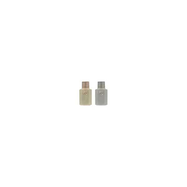 Pressure snubber, brass, 1/4" male/female NPT.