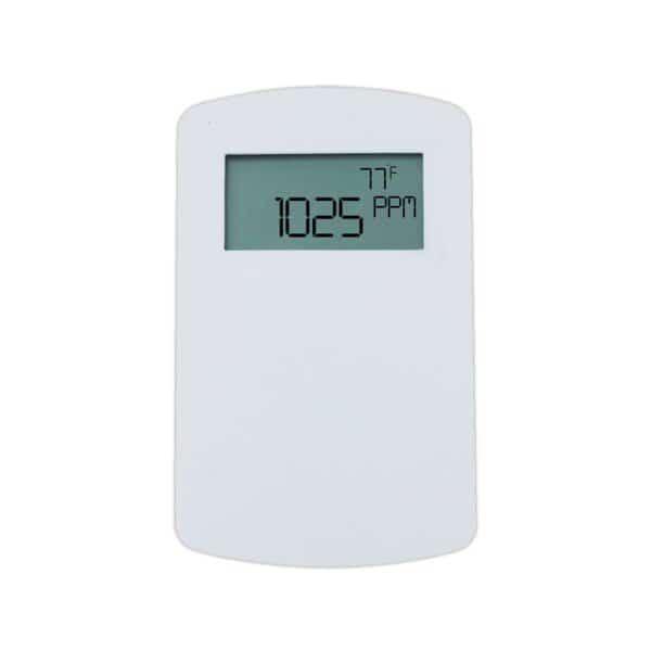 Carbon Dioxide/Temp, Wall Mount, North American Housing, LCD Display