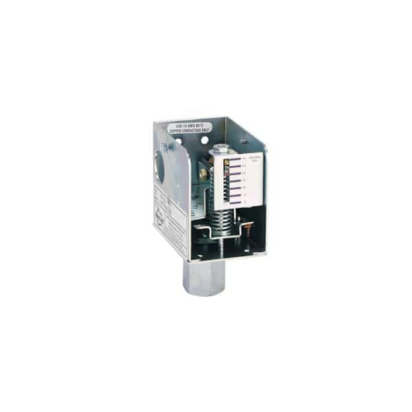 Low cost diaphragm pressure switch, adj. range 1-30in Hg Vac 25.4-762 mm Hg