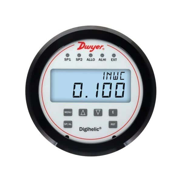 Differential pressure controller, range +/-2.5 in w.c.