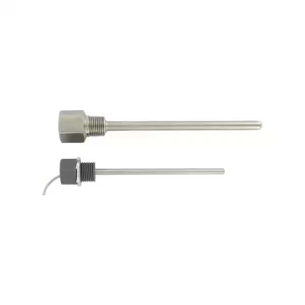 Immersion temperature sensor, 6" insertion length, Pt 100 sensor