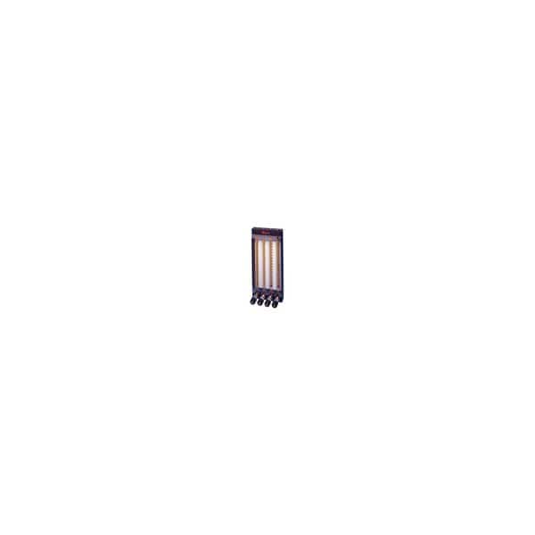 150 mm frame, common pattern, 3 tube capacity, aluminum wetted parts.