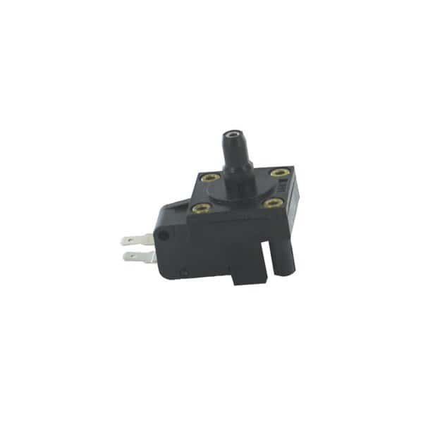 Miniature vacuum switch, min. set point 9in wc 21 mbar, max. set point 80in wc 199 mbar