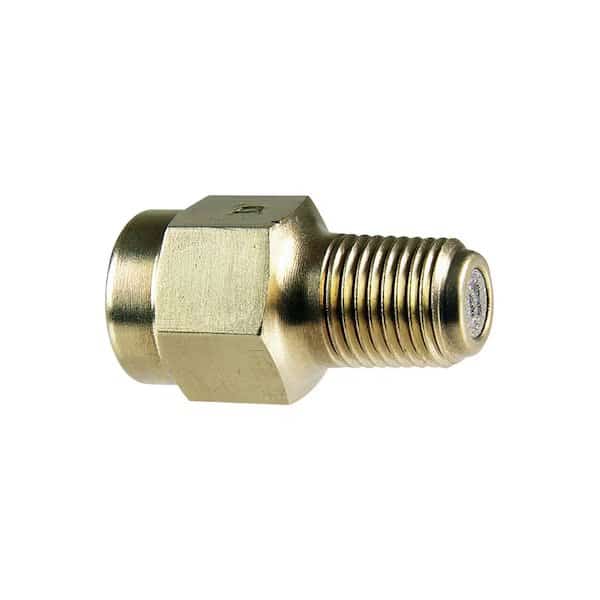 Pressure snubber, for air & gas service, 1/8" NPT.