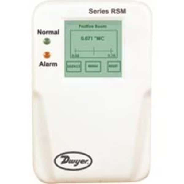 Room status monitor, range +/-0.1" w.c., excitation 24 VAC.