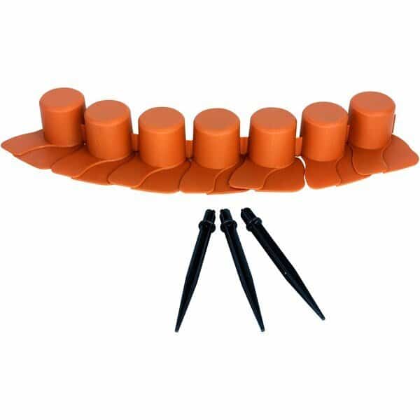 Trim Free Lawn Curbing, Edging & Weed Barrier, Terracotta