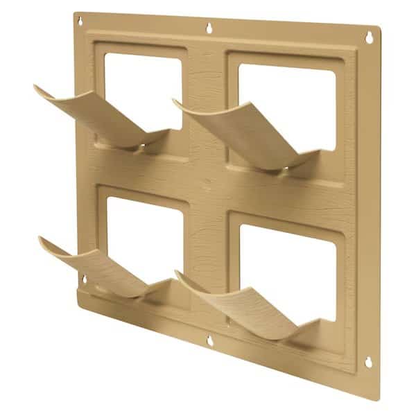 Wall Flowers Vertical Gardening System, Create Gardens on Walls, Holds up to 4 Potted Plants, Sand