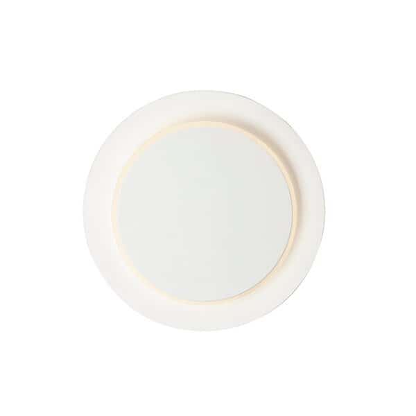 Revolver 1-Light 10" Wide Matte White Vanity Light