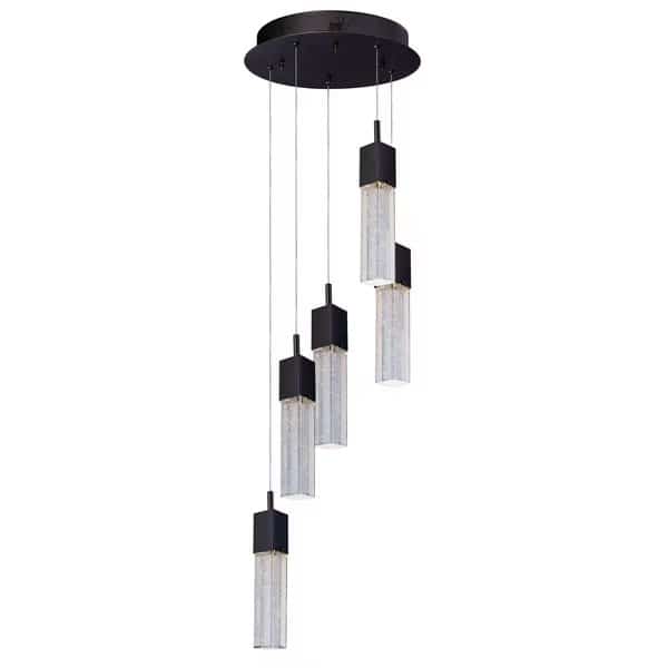 Fizz III 5-Light 13.75" Wide Bronze Pendant Light