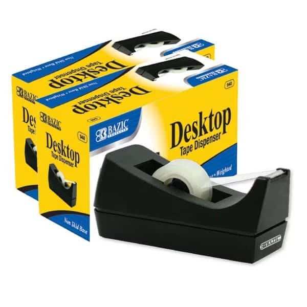 Desktop Tape Dispenser, 12PK
