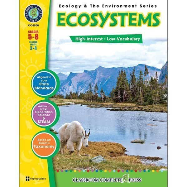 Ecology + the Environment Series, Ecosystems Resource Book, Grade 5-8