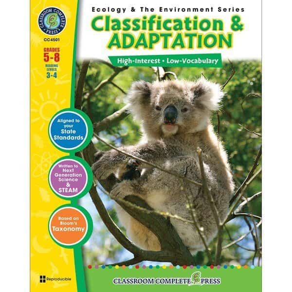Classification + Adaptation Resource Book, Grades 5-8