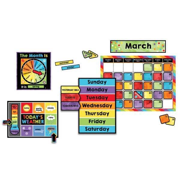 Celebrate Learning Calendar Bulletin Board Set, PK2