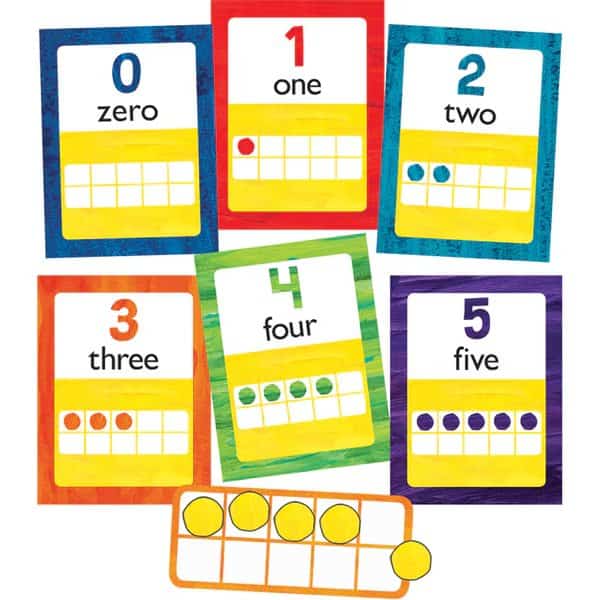 World of Eric Carle Numbers 0-20 Bulletin Board Set, 43 Pieces
