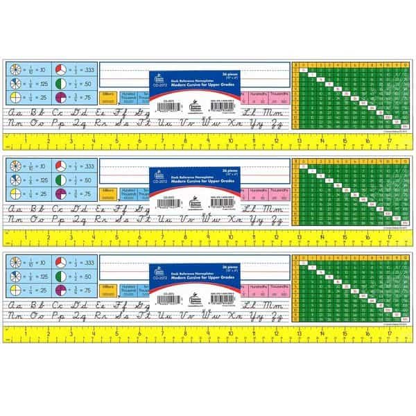 Desk Reference Nameplates, Modern Cursive, 108PK