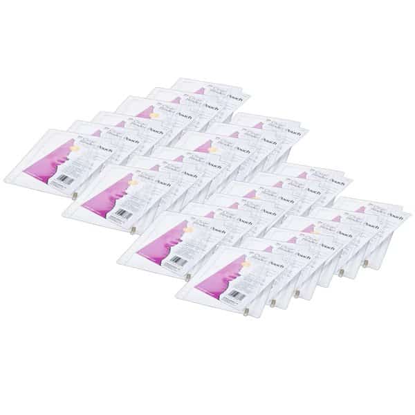 Clear Vinyl Pencil Pouch with Zip-lock Closure, PK24, Recommended Grade: K+