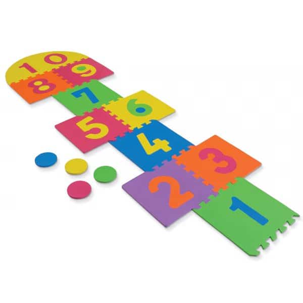 WonderFoam Hopscotch Puzzle Mat, 12 x 12, 26 Pieces