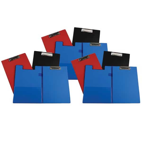 Clipboard Folder, Assorted Colors, PK6