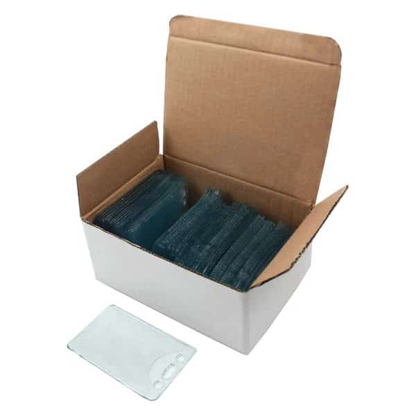 Heavy Duty ID Badge Holders, Vinyl, Vertical, 2.38 x 3.38, PK100