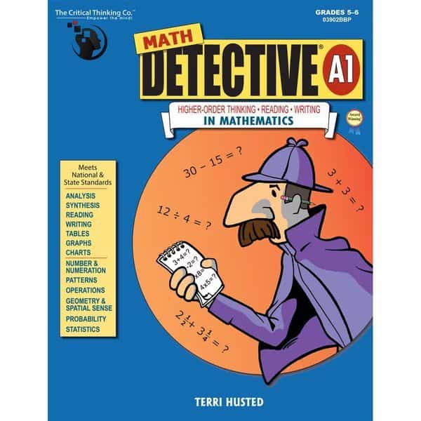 Math Detective Book, A1, Grade 5-6