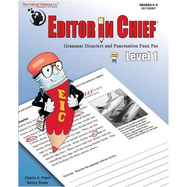 Editor in Chief Level 1, The Critical Thinking Co, Mfr#: 09710BBP