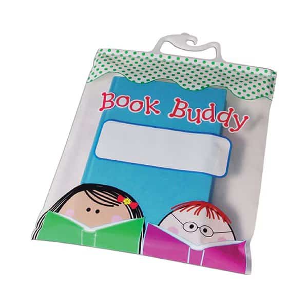 Book Buddy Bags, 10.5in x 12.5in, PK 6