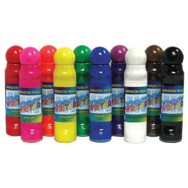 Window Writers Paint, 10 Colors, 48 ml