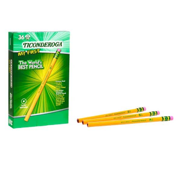 My First Ticonderoga Pencil with Eraser, PK 36