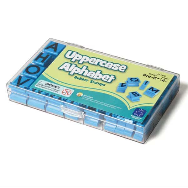 Uppercase Alphabet Stamps, 5/8in