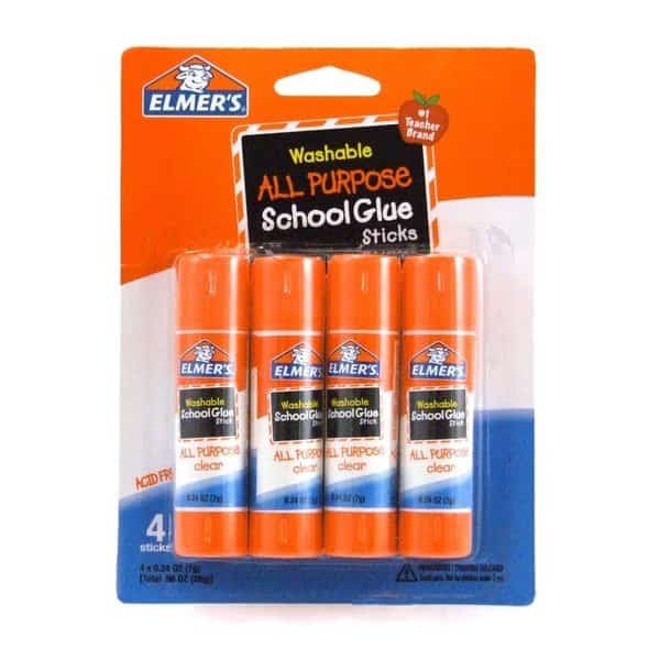 Elmers® Washable School Glue Sticks, All Purpose, PK24