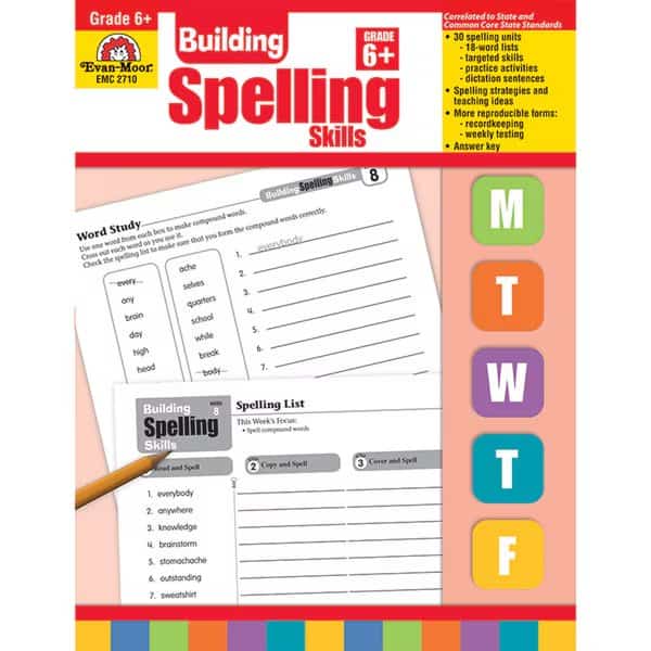 Building Spelling Skills, Teachers Edition, Grade 6