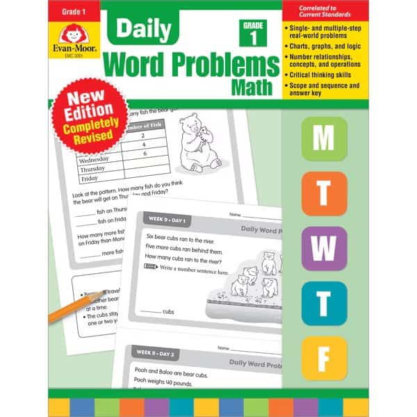 Daily Word Problems Math, Teachers Edition, Grade 1