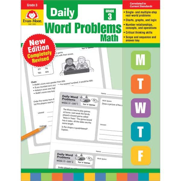 Daily Word Problems Math, Teachers Edition, Grade 3