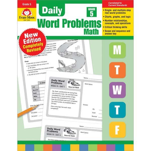 Daily Word Problems Math, Teachers Edition, Grade 5