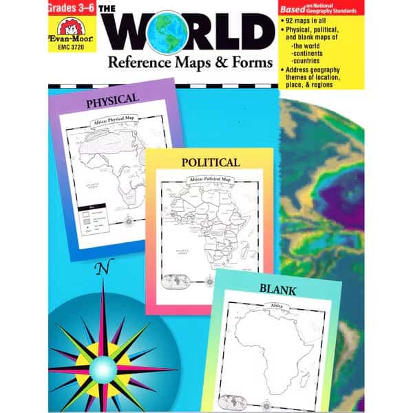 The World - Reference Maps + Forms Book, Teacher Resource