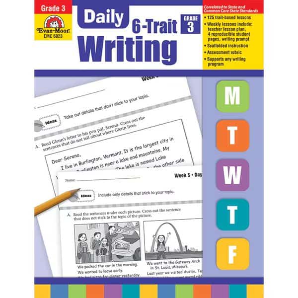 Daily 6-Trait Writing Book, Teachers Edition, Grade 3