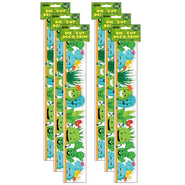 A Sharp Bunch Line-Up Deco Trim Extra Wide Die Cut, 37ft/Pk, PK6