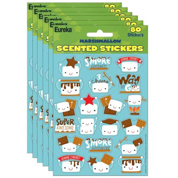 Marshmallow Scented Stickers, PK480