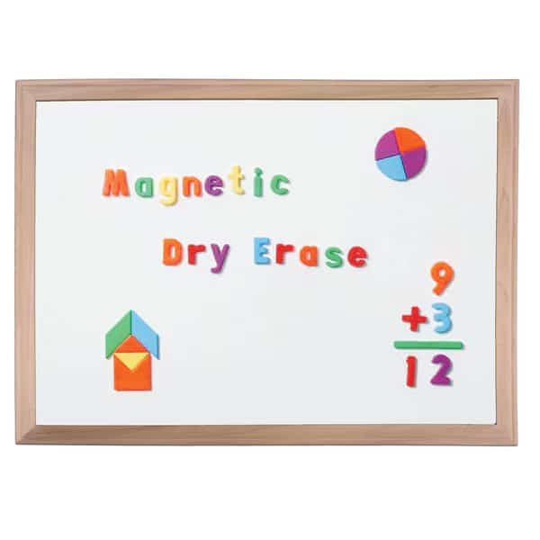 Wood Framed Magnetic Dry Erase Board, 24in x 36in, Crestline Products, Mfr#: 17730