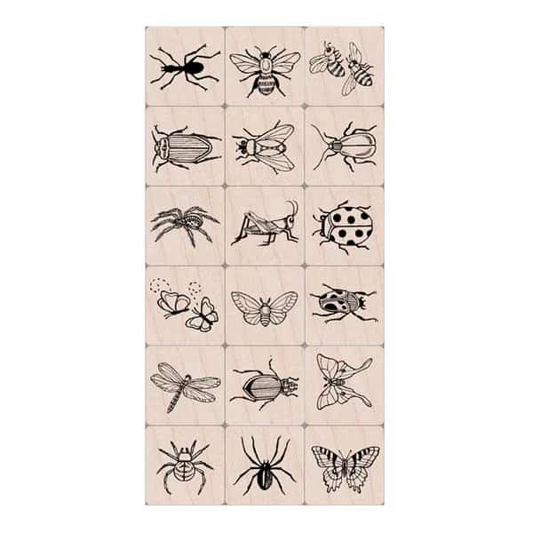 Ink n Stamp Bugs Stamps, 18 Pieces
